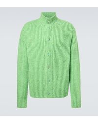 God's True Cashmere - Ribbed-Knit Cashmere Boucle Cardigan - Lyst