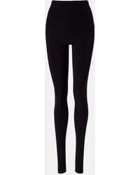Norma Kamali - High-Rise Leggings - Lyst
