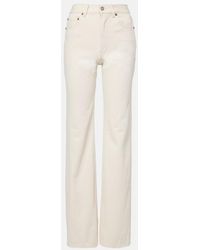 Saint Laurent - 70's High-Rise Straight Jeans - Lyst