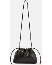 The Row - Angy Black Leather Bag - Lyst