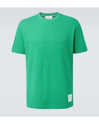 Thom Browne - 4-Bar Cotton Pique T-Shirt - Lyst