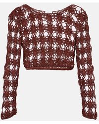 Anna Kosturova - Top Cropped Bella - Lyst