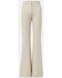 JOSEPH - Tafira Cotton-Blend Flared Pants - Lyst