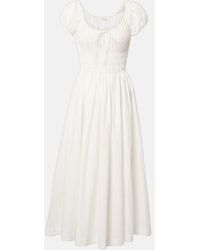 Doen - Midikleid Quinn Aus Baumwollpopeline - Lyst