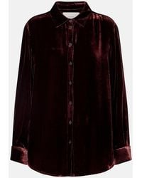 Asceno - London Velvet Shirt - Lyst