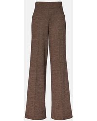 Ralph Lauren - Isaiah Wool Wide-Leg Pants - Lyst