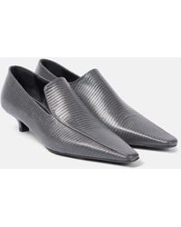 TOTEME - Embossed Leather Pumps - Lyst