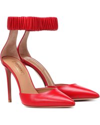 Aquazzura Salones de piel Liberty 105 - Rojo