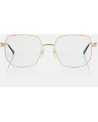 Cartier - Panthere De Cartier Square Glasses - Lyst