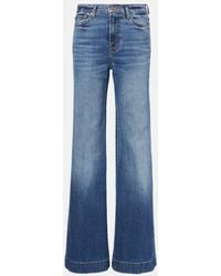 7 For All Mankind - High-Rise Flared Jeans Modern Dojo Groovy - Lyst
