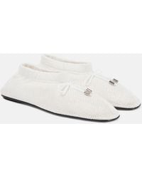 TOTEME - The Knitted Ballerina Shoes - Lyst