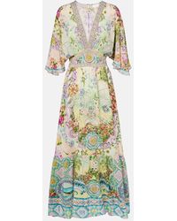 CAMILLA - Maxikleid Just Coasting Aus Seide - Lyst