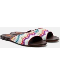 Missoni - Liza Zigzag Mules - Lyst