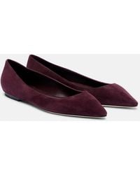 Jimmy Choo - Romy Suede Ballet Flats - Lyst