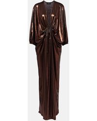 Adriana Degreas - Cutout Draped Kaftan - Lyst