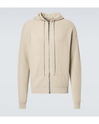 Rick Owens - Ribbed-Knit Virgin Wool Hoodie - Lyst