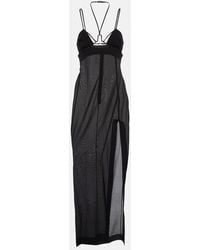 Nensi Dojaka - Cutout Halterneck Cotton Gown - Lyst