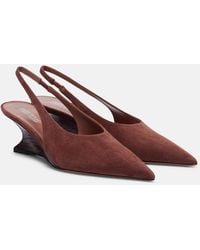 Paris Texas - Nina 50 Suede Wedges - Lyst