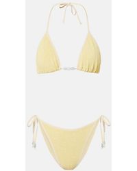 Hunza G - Gina Beaded Bikini - Lyst