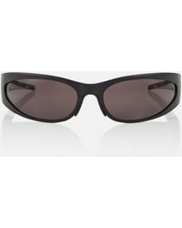 Balenciaga - Reverse Xpander Oval Sunglasses - Lyst