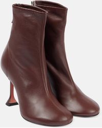 AMINA MUADDI - Bottines Iris 95 En Cuir - Lyst