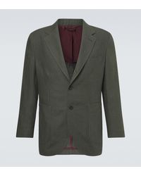 Rubinacci - Single-Breasted Linen Blazer - Lyst