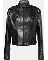 Magda Butrym - Leather Biker Jacket - Lyst