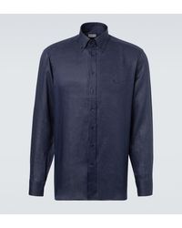 Etro - Linen Shirt - Lyst