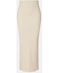 Wardrobe NYC - Knitted Cotton Column Skirt - Lyst