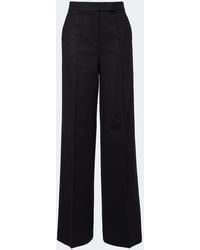 Max Mara - Camel Hair Wide-Leg Pants - Lyst
