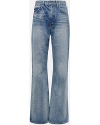 Nili Lotan - Mitchell Low-rise Wide-leg Jeans - Lyst