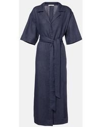 Asceno - Larnaca Linen Midi Dress - Lyst
