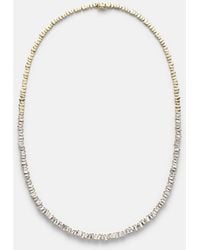 Suzanne Kalan - 18Kt Tennis Necklace With Diamonds - Lyst