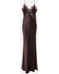 Rebecca Vallance - Allegra Silk Maxi Dress - Lyst