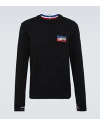3 MONCLER GRENOBLE - Pullover Aus Stretch-wollmischung - Lyst
