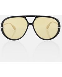Bottega Veneta - Classic Aviator Sunglasses - Lyst