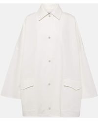 Totême - Oversized Cotton Twill Jacket - Lyst