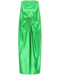 BERNADETTE Abito Judy in seta stretch - Verde