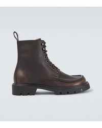Loewe - Schnuerstiefel Sierra Aus Leder - Lyst