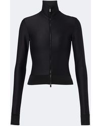 Gucci - Silk-Blend Zip-Up Top - Lyst