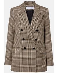 Veronica Beard - Rhys Houndstooth Double-Breasted Blazer - Lyst