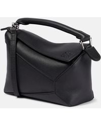 Loewe - Mini Puzzle Bag In Satin Calfskin - Lyst
