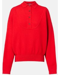 Jacquemus - Polopullover Balloon Aus Wolle Und Kaschmir - Lyst