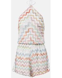 Missoni - Playsuit Aus Haekelstrick - Lyst