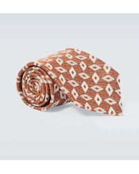 Kiton - Silk And Linen Tie - Lyst