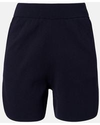 Max Mara - Knitted Crepe Shorts - Lyst