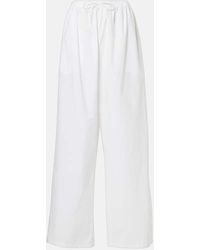 The Row - Weite Hose Hubert Aus Baumwolle - Lyst