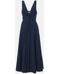 Jonathan Simkhai - Stephanie Plisse Cotton-Blend Gown - Lyst