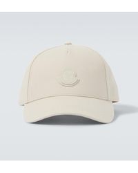 Moncler - Baseballcap Aus Baumwoll-Gabardine - Lyst