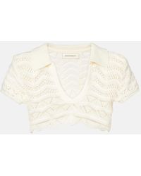 Bananhot - Cropped-Top Coco Aus Einem Baumwollgemisch - Lyst